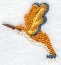 Crewel Hummingbird (Thick Thread) – Embroidery Library