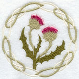 Thistle and Knotwork (Thick Thread)
