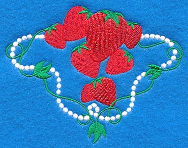 Strawberry Fan (Candlewicking)