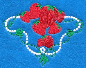 Strawberry Fan (Candlewicking)