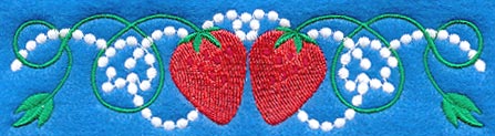 Strawberry Border (Candlewicking)
