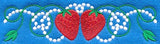 Strawberry Border (Candlewicking)