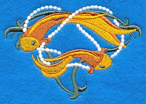 Goldfish Fan (Candlewicking)