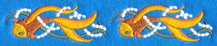 Goldfish Border (Candlewicking)