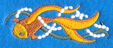 Goldfish Border (Candlewicking)