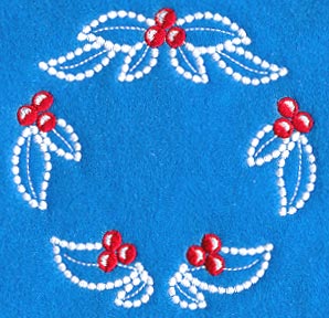 Cherry Circle (Candlewicking)