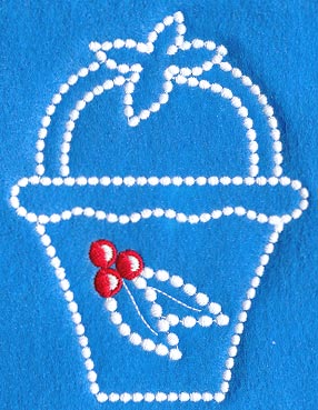 Cherry Basket (Candlewicking)