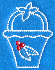 Cherry Basket (Candlewicking)