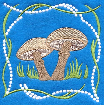 Mushroom Square (Candlewicking)