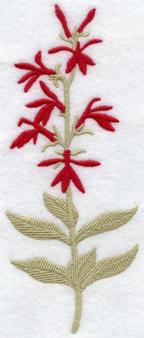 Cardinal Flower (Long-Stemmed) (Thick Thread)