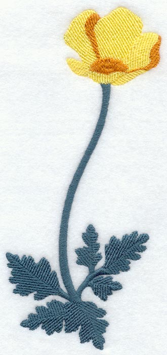 California Poppy (Long-Stemmed) (Thick Thread)