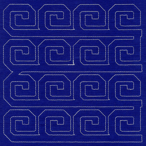 Sayagata Sashiko Square