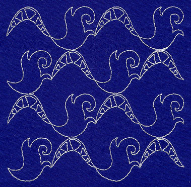 Ta-Tu Tail Sashiko Square