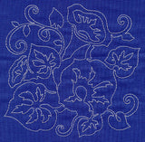 Morning Glory Sashiko Square (Single Run)