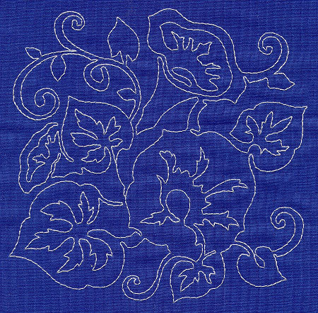 Morning Glory Sashiko Square (Single Run)