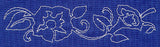 Morning Glory Sashiko Border (Single Run)