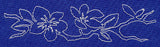 Cherry Blossom Sashiko Border (Single Run)