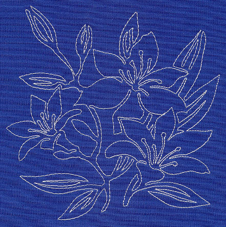 Lily Sashiko Square (Single Run)