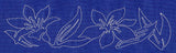 Lily Sashiko Border (Single Run)