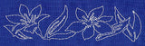 Lily Sashiko Border (Single Run)