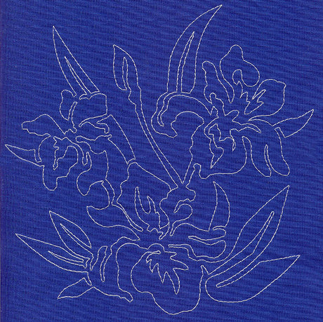 Iris Sashiko Square (Single Run)