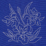 Iris Sashiko Square (Single Run)