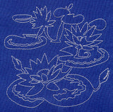 Lotus Sashiko Square (Single Run)