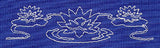 Lotus Sashiko Border (Single Run)