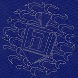 Dreidel Sashiko Square - Hei