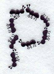 Ant Letter P (3 inch)