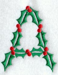Holly Letter A (3 inch)