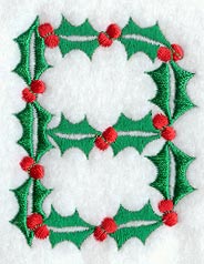 Holly Letter B (3 inch)