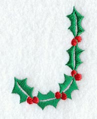 Holly Letter J (3 inch)