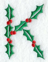 Holly Letter K (3 inch)