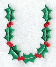 Holly Letter U (3 inch)