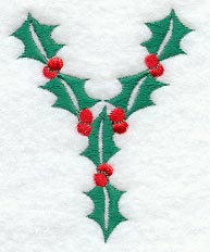 Holly Letter Y (3 inch)