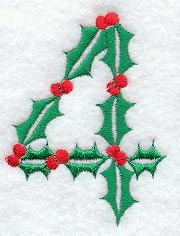 Holly Number 4 (3 inch)