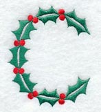 Holly Letter C (3 inch)