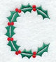 Holly Letter C (3 inch)