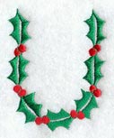 Holly Letter U (3 inch)