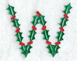 Holly Letter W (3 inch)