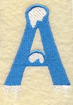 Frosty Letter A (3 Inch)