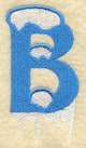 Frosty Letter B (3 Inch)