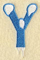Frosty Letter Y (3 Inch)