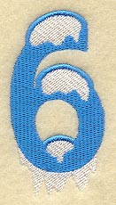 Frosty Number 6 (3 Inch)