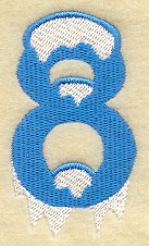 Frosty Number 8 (3 Inch)