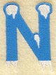 Frosty Letter N (3 Inch)