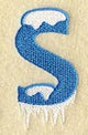 Frosty Letter S (3 Inch)