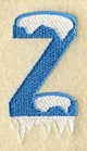Frosty Letter Z (3 Inch)