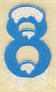 Frosty Number 8 (3 Inch)